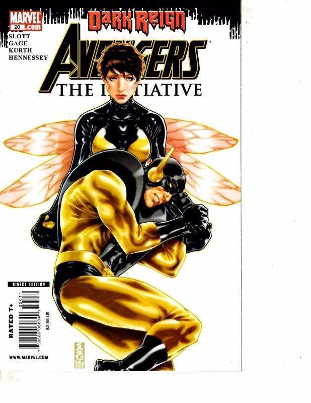 Lot Of 6 Avengers The Initiative Marvel Comic Books #19 20 21 22 23 24  BF3