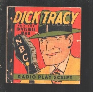 Dick Tracy 1939-Whitman-and the Invisible Man-NBC radio show script-Quaker Oa...