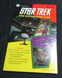 1976 STAR TREK The Enterpise Logs Volume #1 VF- 7.5 Golden Press