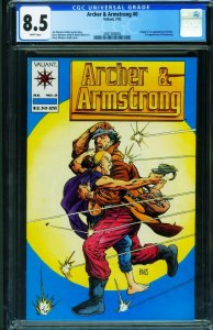 ARCHER AND ARMSTRONG #0-CGC 8.5 First appearance Valiant comic book - 2041560005