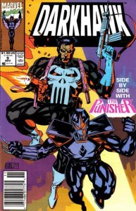 Darkhawk #9 (Newsstand) VF/NM ; Marvel | Punisher
