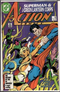 Action Comics #589 (1987) Green Lantern Corps