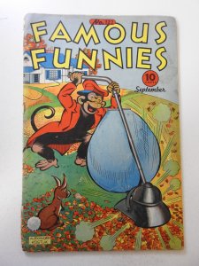 Famous Funnies #122 (1944) FR/GD Cond 3 in cumulative spine split through book