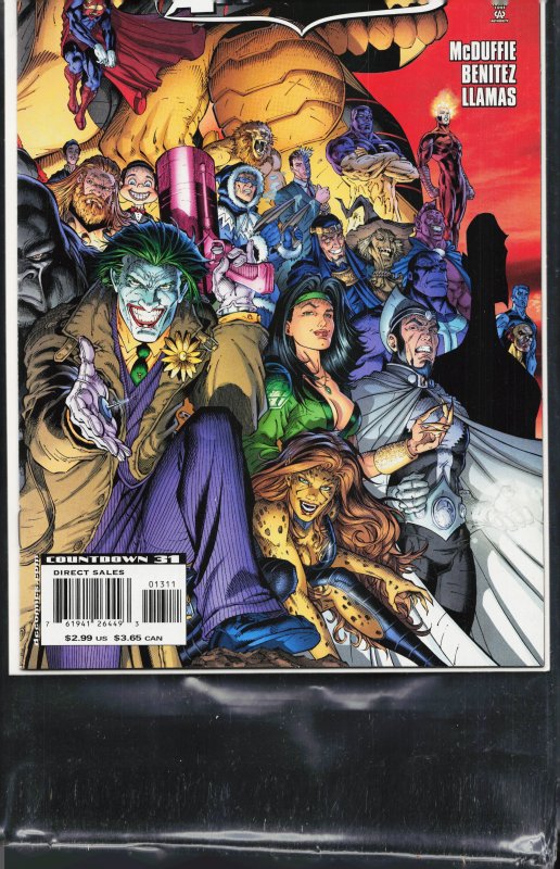 Justice League of America #13 Joker Cover (2007) top row: Giganta