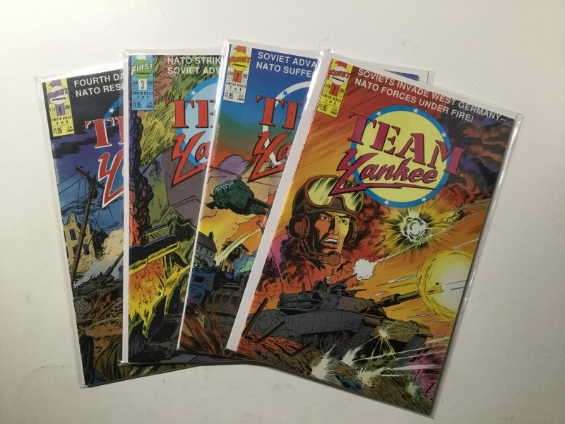 Team Yankee 1-4 1 2 3 4 Of 6 Lot Run Set Near Mint Nm 1998 First Comics