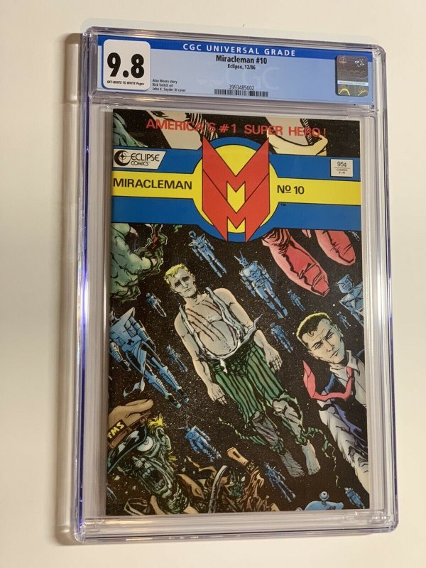 Miracle Man 10 cgc 9.8 ow/w pages eclipse 1986