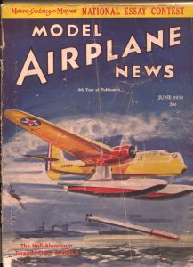 Model Airplane News 6/1938-Hall-Aluminum XPTHH-2 cover-Josef Kotula-FR/G
