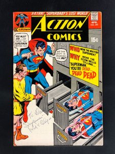 Action Comics #399 (1971) Signed by Kirk Alyn Who Played Jonathan Kent