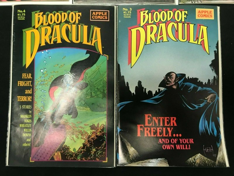 DRACULA 5PC LOT (FN OB) DIFFERENT DRACULAS!! 1988-92