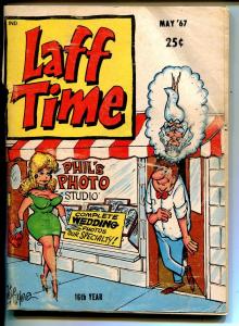 Laff Time 5/1967-Headline pubs-Wyma-jokes-spicy cartoons-Wenzel-VG
