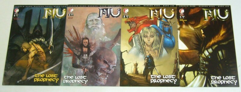 Mu: the Lost Prophecy #1-4 VF complete series - B variants - andrew dabb set 