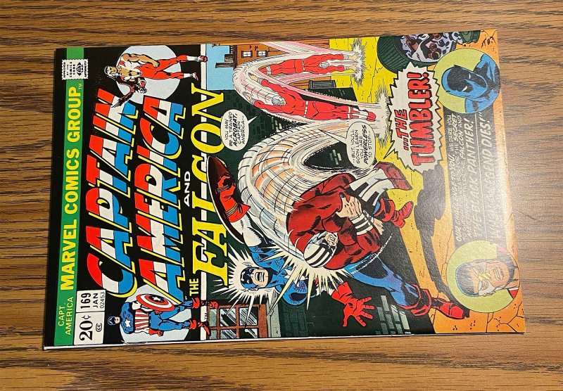 Captain America #169(CGC 8.5 VFN+ Crack-Out) 1st Moonstone, Black Panther /1974