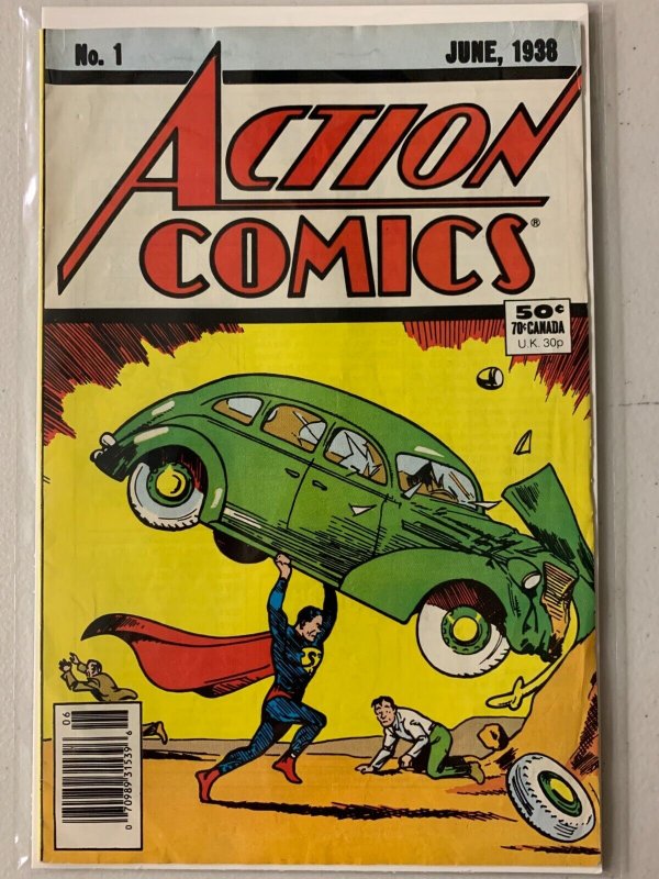 Action Comics #1 reprint newsstand 1988 reprint 6.0 (1988)