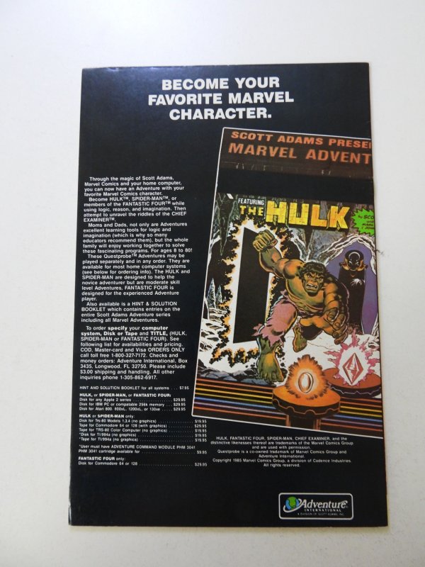 The Uncanny X-Men #203 (1986) VF+ condition