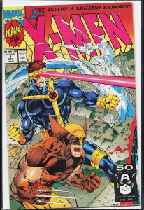X-Men #1 Wolverine and Cyclops Cover (1991) X-Men [Key Issue]