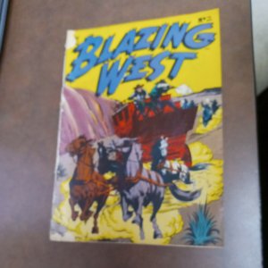 BLAZING WEST 2 AMERICAN COMIC GROUP WESTERN DECEMBER 1949 Golden Age Injun jones