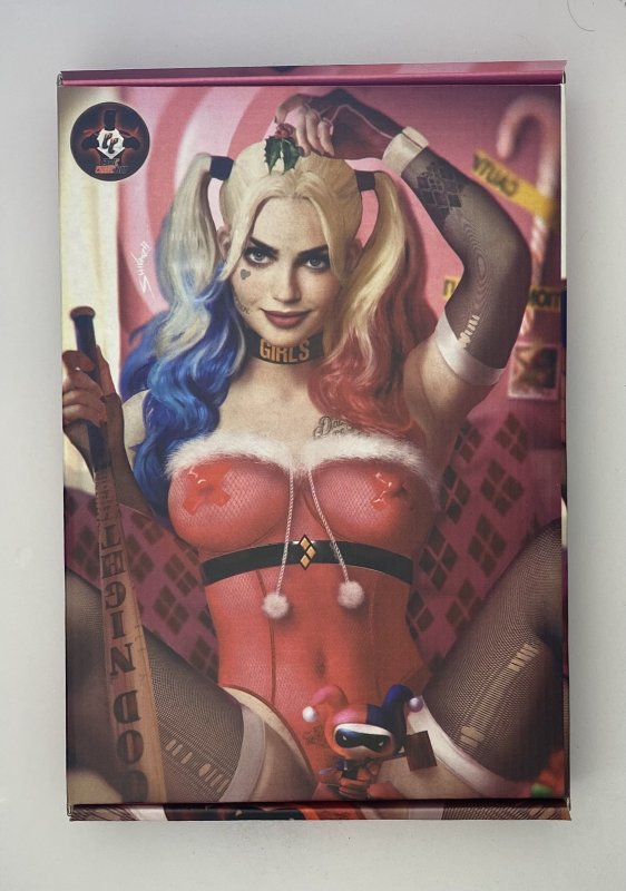 POWER HOUR #1 HARLEY QUINN SHIKARII COSPLAY CHROME EDITION 5 BOOK COLLECTORS BOX