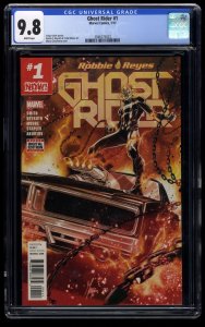 Ghost Rider (2017) #1 CGC NM/M 9.8 White Pages