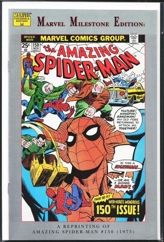 The Amazing Spider-Man #150 Marvel Milestone Edition