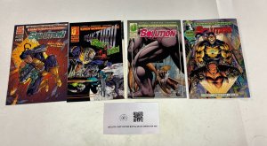 4 The Solution Malibu Comics Books #2 3 4 5 Hudnall 59 JW20