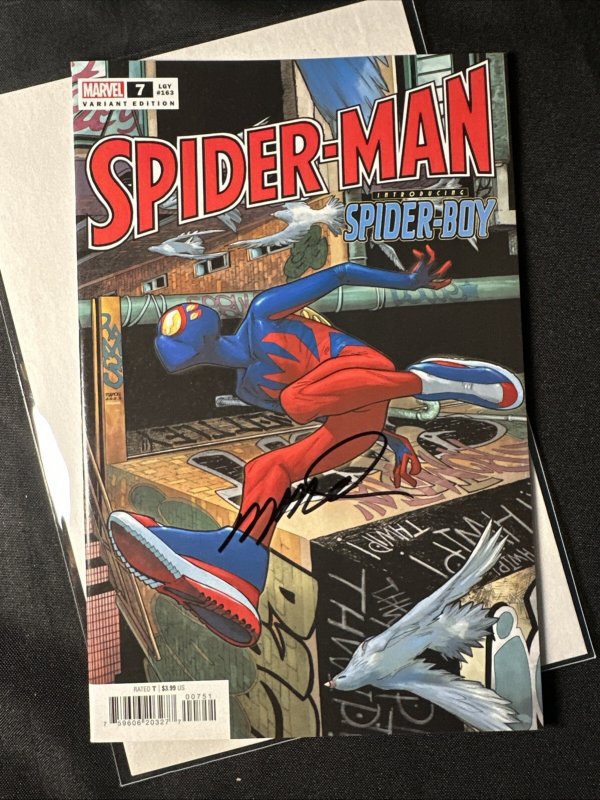 Spider-Man #7 Variant Humberto Ramos Cover 2023 Spider-Boy - Signed!