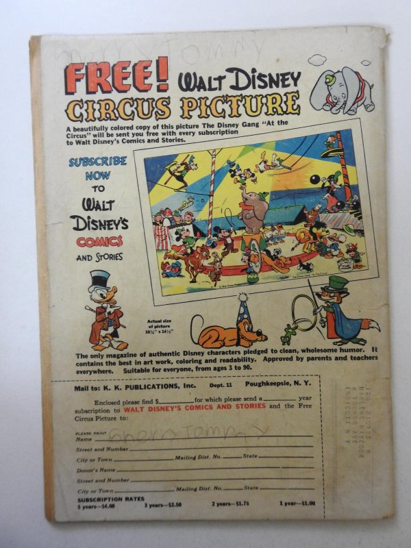 Walt Disney's Comics & Stories #122 (1950) GD/VG Condition!