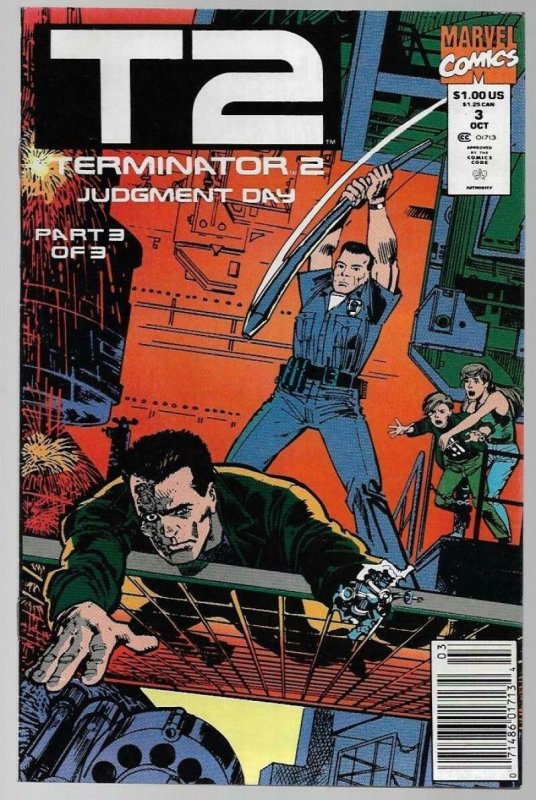 TERMINATOR 2 Judgement Day #3, VF/NM, Death, 1991, more Sci-Fi in store