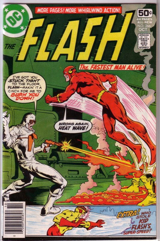 Flash   vol. 1   #266 FN Kid Flash, Bates/Novick, Heat Wave