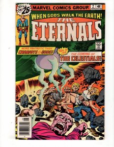 The Eternals #2 (1976) 1st Appearance of The Celestials Jack Kirby / ID#541