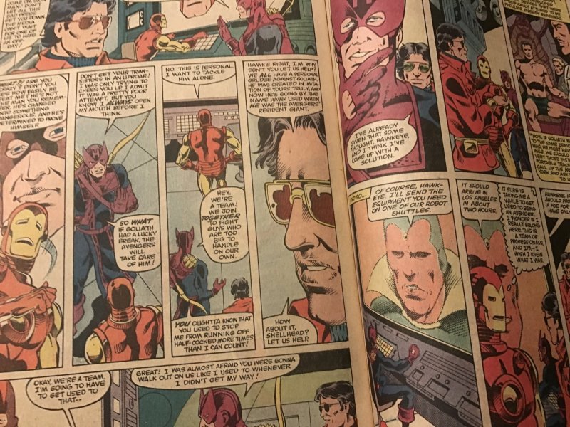 IRON MAN Annual #7 : Marvel 1984 Fn+; Goliath, Hawkeye, Vision
