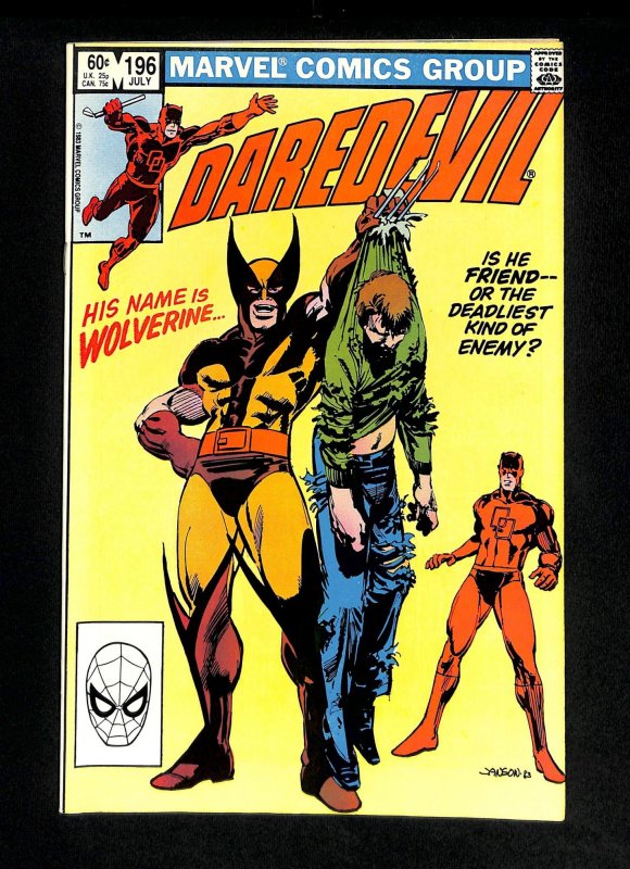 Daredevil #196 Wolverine!