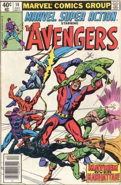 Marvel Super Action #14 (Newsstand) GD ; Marvel | low grade comic Avengers 55 re