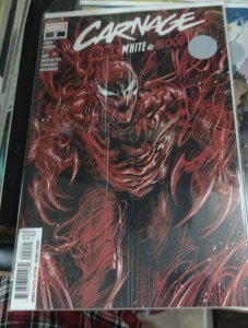 CARNAGE BLACK WHITE & BLOOD #2 2021 MARVEL CHECCHETTO COVER VARIANT