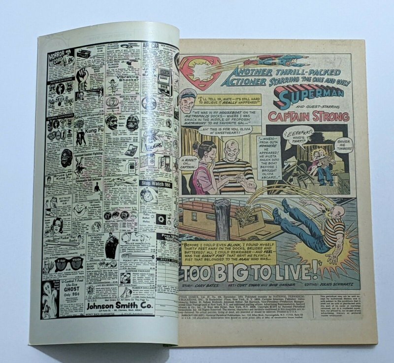 Action Comics #439 (Sept 1974, DC) VF- 7.5 Captain Strong appearance