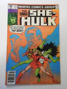 The Savage She-Hulk #10 (1980) VG Cond moisture stain, rust on bottom staple