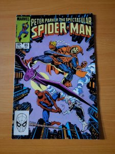 Spectacular Spider-Man #85 Direct Market ~ VERY FINE VF ~ 1983 Marvel Comics