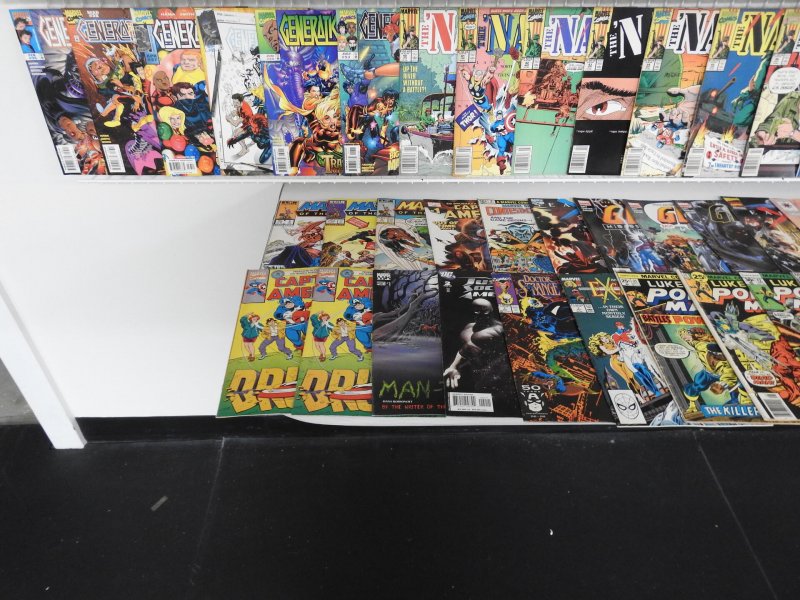 Huge Lot 150+ Comics W/ Fantastic Four, Squadron Supreme, X-Men+ Avg Fine+ Cond!