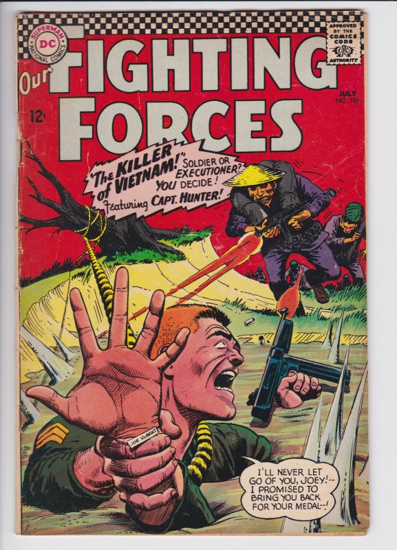 Our Fighting Forces #101 (July 1966) 4.5 VG+ DC