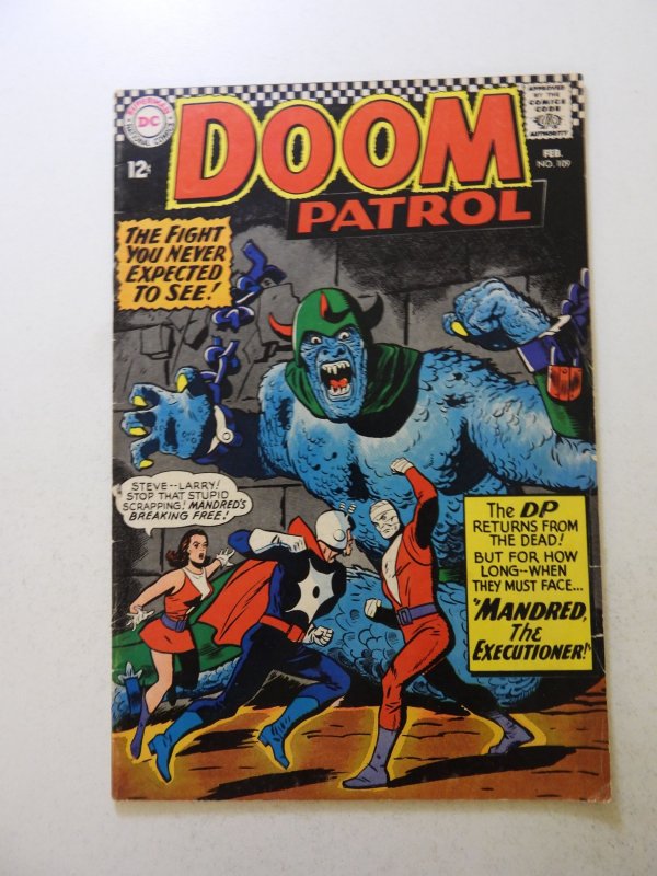 Doom Patrol #109 (1967) FN condition