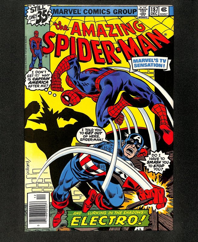 Amazing Spider-Man #187 Captain America!