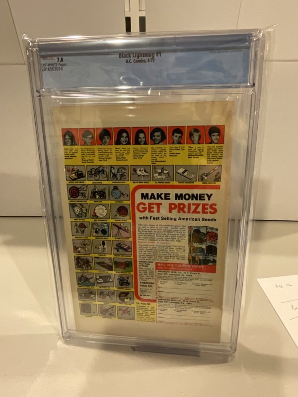 Black Lightning  #1  CGC 7.0  1977  1st Appearance!