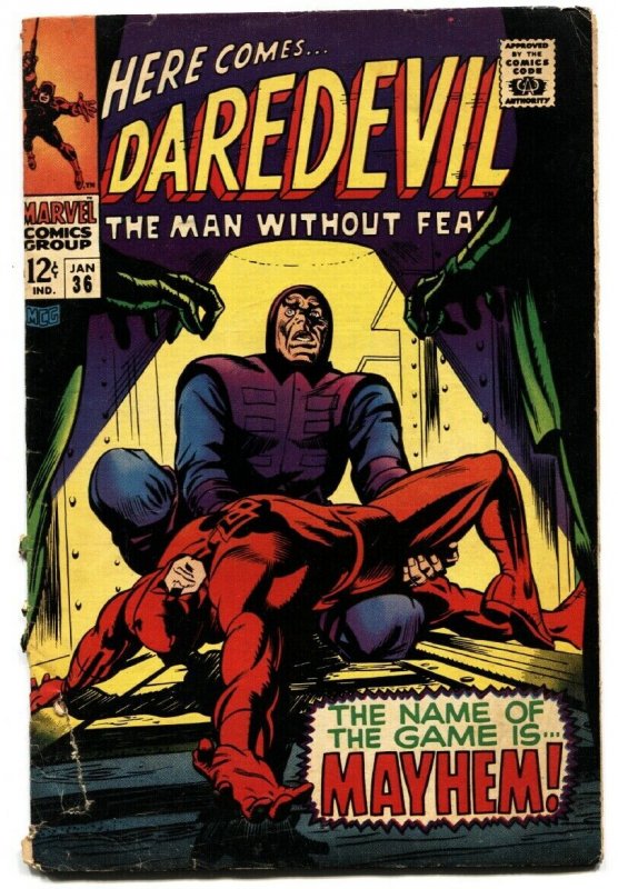 DAREDEVIL #36 comic book 1968-MARVEL COMICS-GENE COLAN