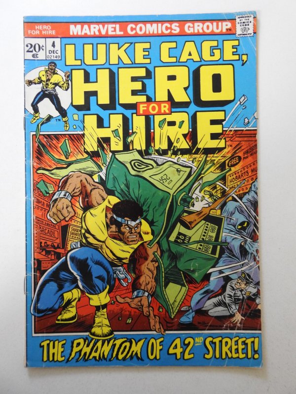 Hero for Hire #4  (1972) VG- Condition!