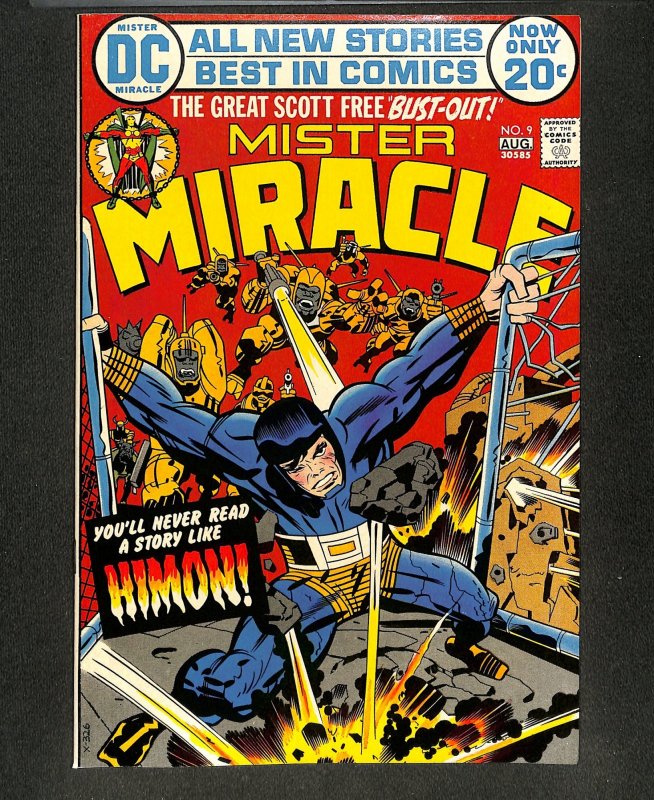 Mister Miracle #9 Jack Kirby Cover and Art! 1st Appearance Himon!