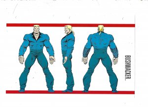 Official Handbook of the Marvel Universe Sheet- Bushwacker