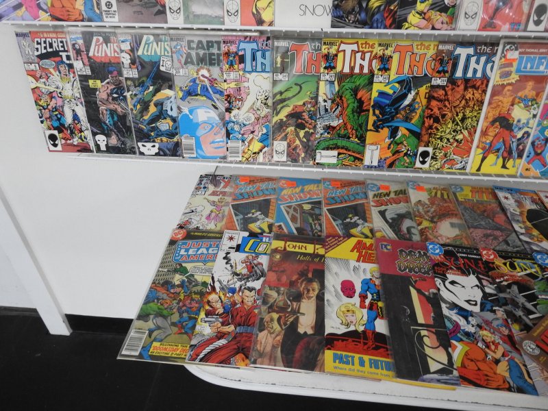Huge Lot 160+ Comics W/ Green Lantern, Flash, Thor+ Avg VF- Condition!!
