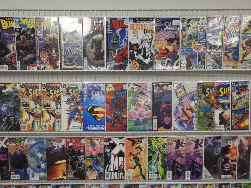 Huge Lot 140+ Comics W/ Batman, X-Men, Superman, +More AVG VF-