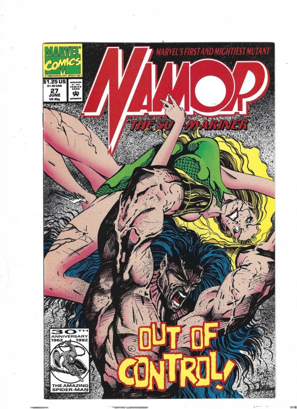 Namor, the Sub-Mariner #25 through 29 (1992)