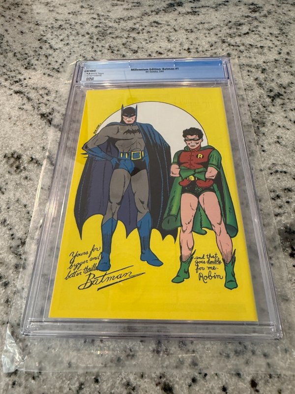 Batman # 1 CGC 9.8 Millennium Edition 2001 Reprint DC Comic Book JH35