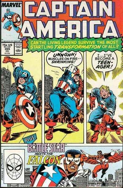 Captain America (1968 series) #355, VF+ (Stock photo)